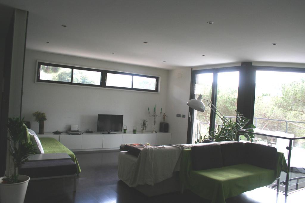 Villa Casa Ceca De La Playa Y Barcelona, Con Piscina Climatizada Y Jacuzzi à Vallromanes Chambre photo